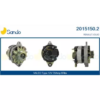 Alternateur SANDO OEM 9031081