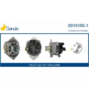 Alternateur SANDO OEM 57057Y