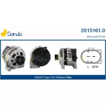 Alternateur SANDO OEM 12317788247