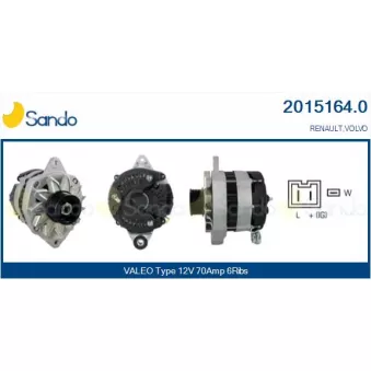 Alternateur SANDO OEM 7700784979