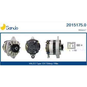 Alternateur SANDO OEM 7701351762