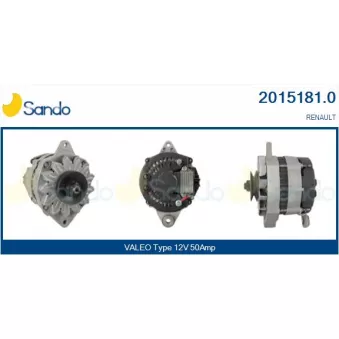 Alternateur SANDO OEM 7701499236