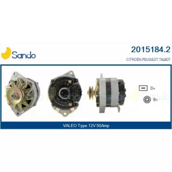 Alternateur SANDO OEM 570516