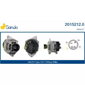 SANDO 2015212.0 - Alternateur