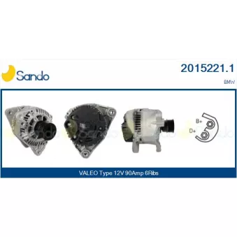 Alternateur SANDO OEM 1247487
