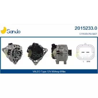 Alternateur SANDO OEM 57056E