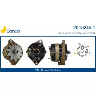 Alternateur SANDO OEM 858838