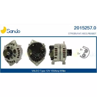 Alternateur SANDO OEM 5705AE
