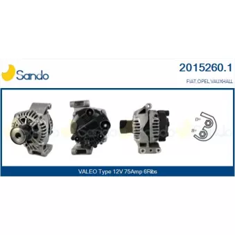 Alternateur SANDO OEM 51787208