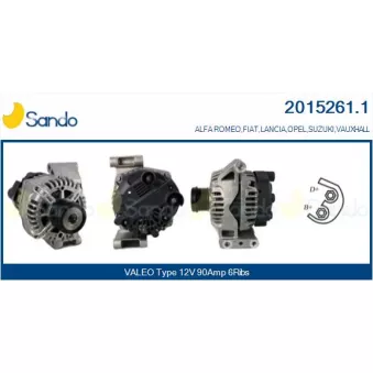 Alternateur SANDO OEM 52003517