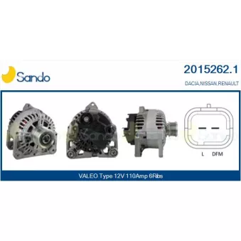 Alternateur SANDO OEM 7711368356