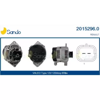 Alternateur SANDO OEM 8200159642