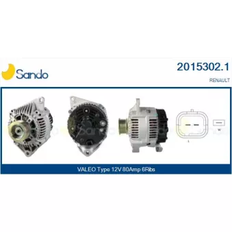 Alternateur SANDO OEM 7700431943