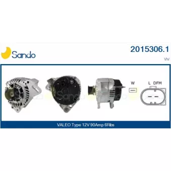Alternateur SANDO OEM 028903029M