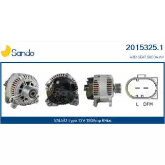 Alternateur SANDO OEM 03G903023X