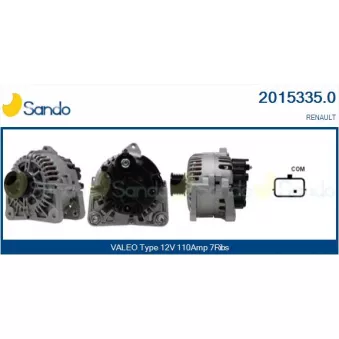 Alternateur SANDO OEM 8200410671B
