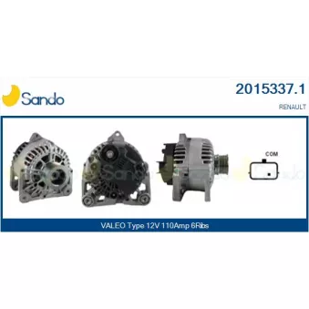 Alternateur SANDO OEM 8200410669