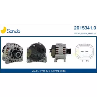 Alternateur SANDO OEM 231007707R