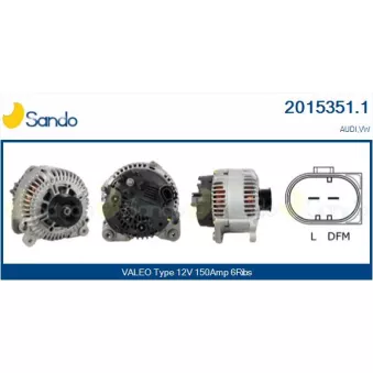 Alternateur SANDO OEM 059903023B