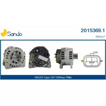 Alternateur SANDO OEM 7711368603