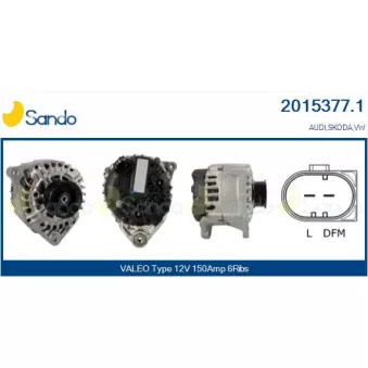 Alternateur SANDO OEM 078903016S
