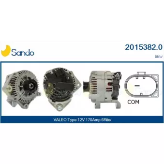 Alternateur SANDO OEM 12317801173