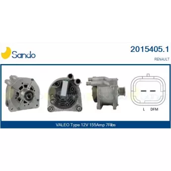 Alternateur SANDO OEM 8200495268