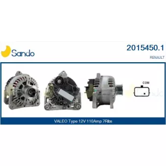 Alternateur SANDO OEM 8200623231
