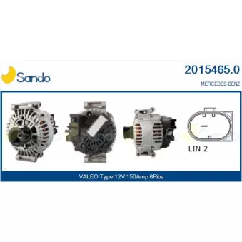 Alternateur SANDO OEM 0009060501