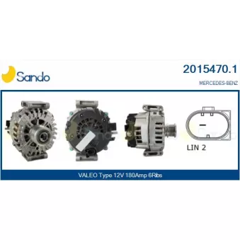 Alternateur SANDO OEM 0009063622