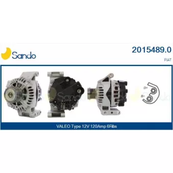 Alternateur SANDO OEM 51854103