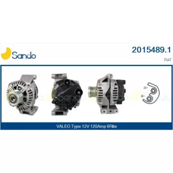 Alternateur SANDO OEM 51854103