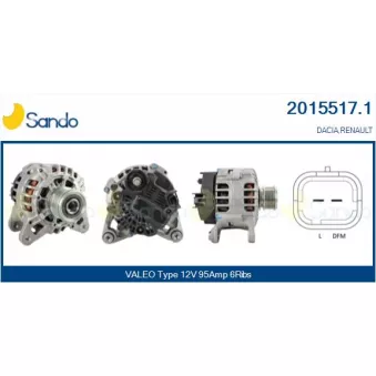 Alternateur SANDO OEM 8200674760