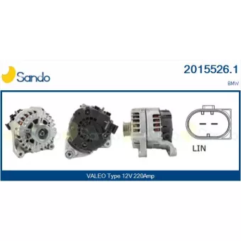 Alternateur SANDO OEM 12318509227