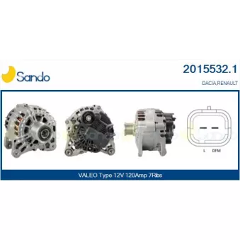 Alternateur SANDO OEM 231003288R