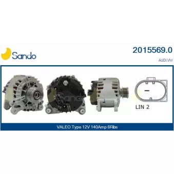 Alternateur SANDO OEM 04B903023B