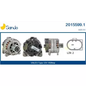 Alternateur SANDO OEM 04L903017C