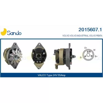 Alternateur SANDO OEM 8156816