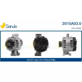 Alternateur SANDO 2015A03.0