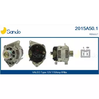 SANDO 2015A50.1 - Alternateur