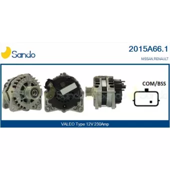 Alternateur SANDO OEM 231007619R