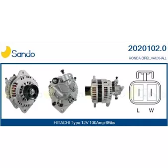 SANDO 2020102.0 - Alternateur