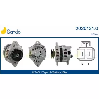 Alternateur SANDO OEM 231008E100