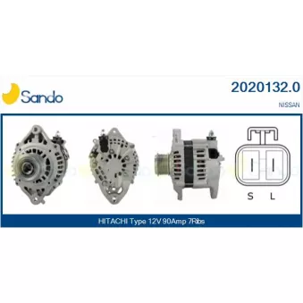 Alternateur SANDO OEM LR190745
