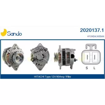 Alternateur SANDO OEM lr190735