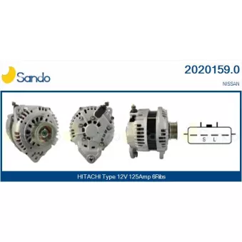 Alternateur SANDO OEM LR1125702B