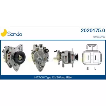 Alternateur SANDO OEM LR160502
