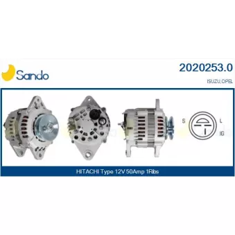 Alternateur SANDO 2020253.0