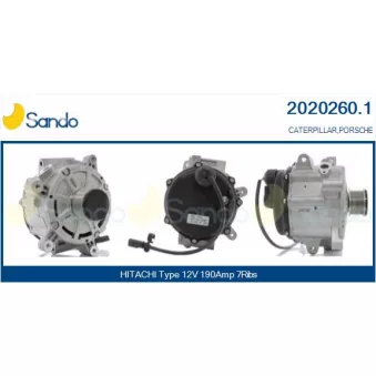 Alternateur SANDO OEM 94860302904