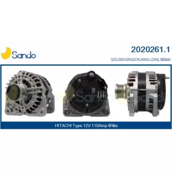 Alternateur SANDO OEM LR1140802E